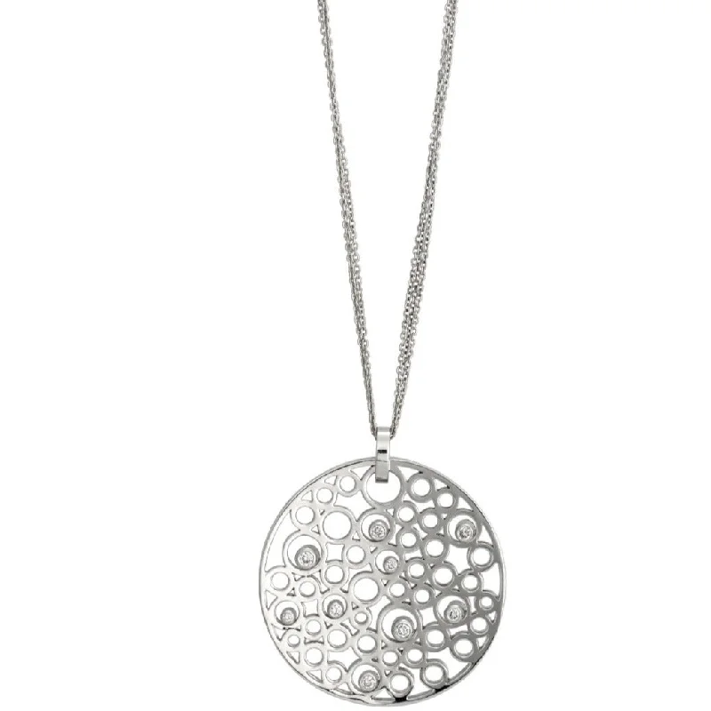 Etoile Circle Diamond Pendant