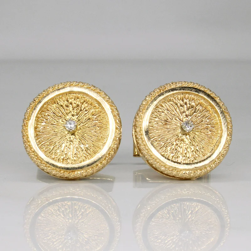 Diamond Cufflinks | 0.09ctw |