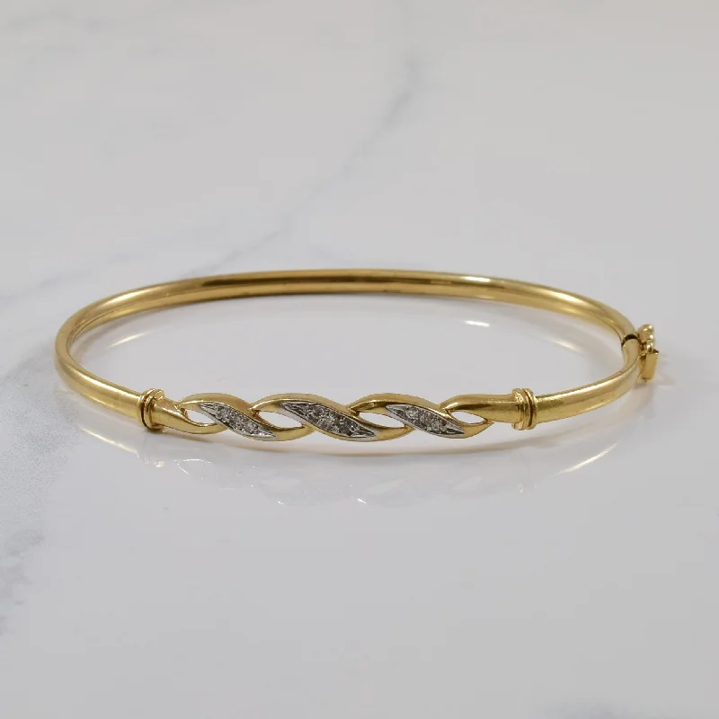 Diamond Flex Bangle Bracelet | 0.06ctw | 8" |