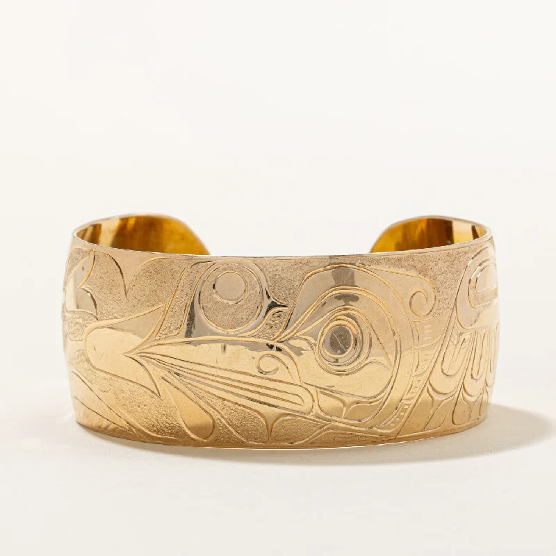 Humming Bird Indigenous Art Bangle | 6" |