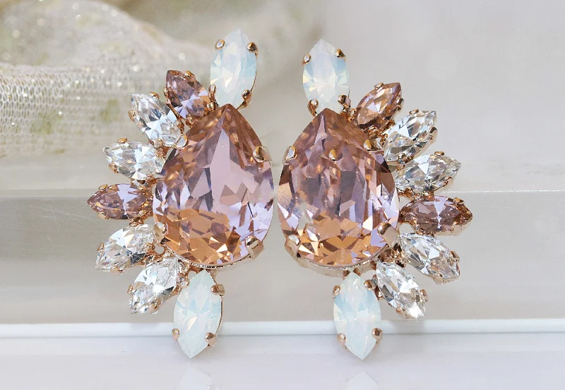 MORGANITE EARRINGS