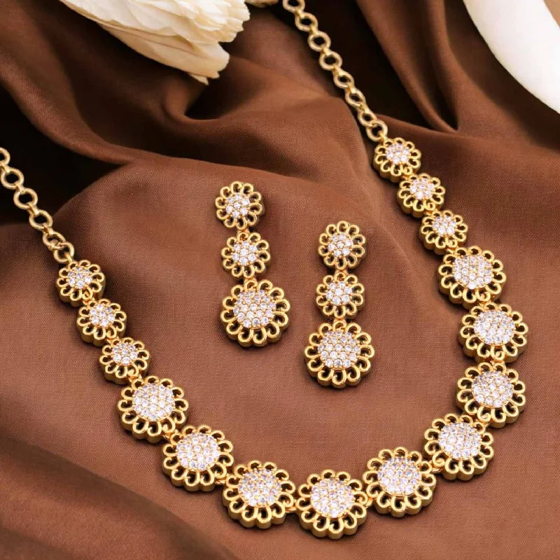 Golden Halie Antique Jewellery Set - New Arrival