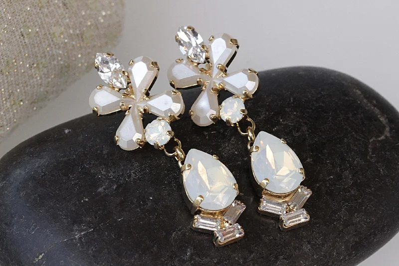 BRIDAL PEARL EARRINGS