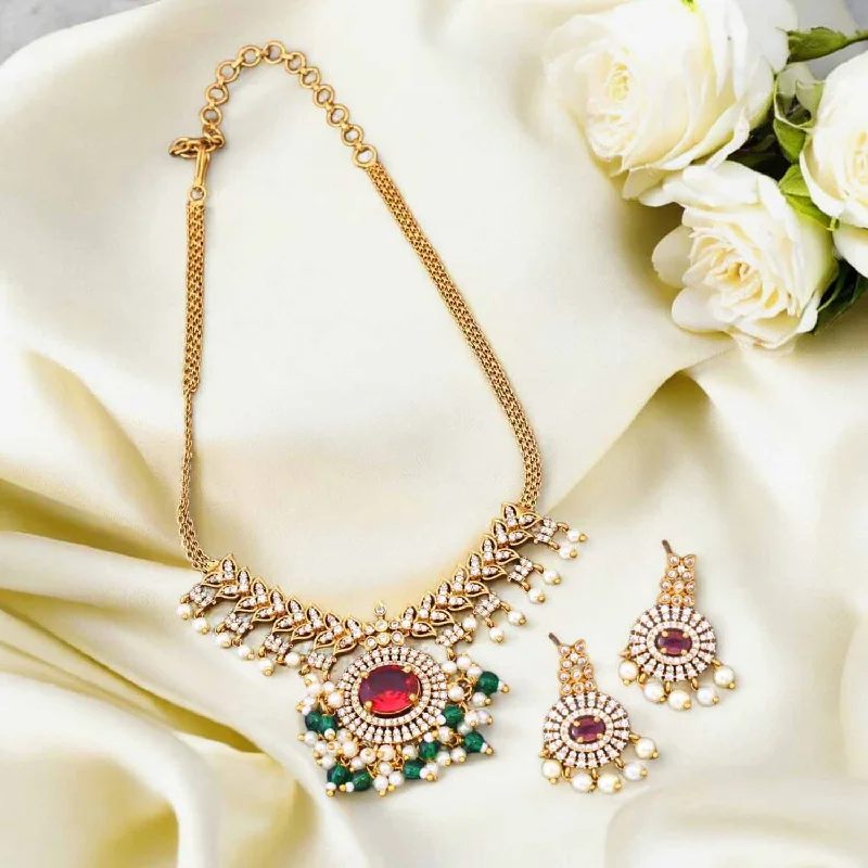 Rani Dione Antique Jewellery Set - New Arrival