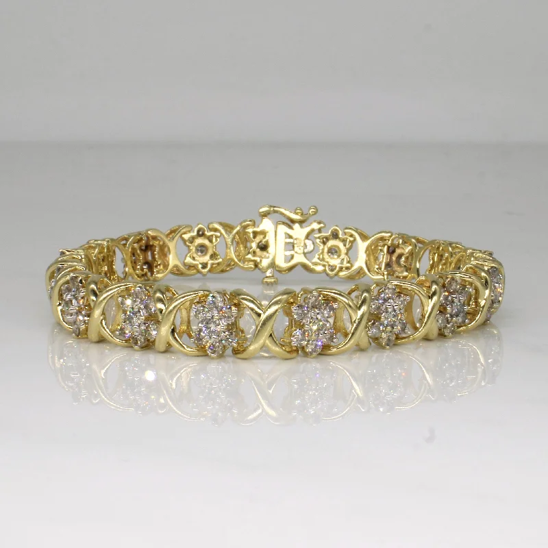 Diamond Bracelet | 2.50ctw | 7.5" |