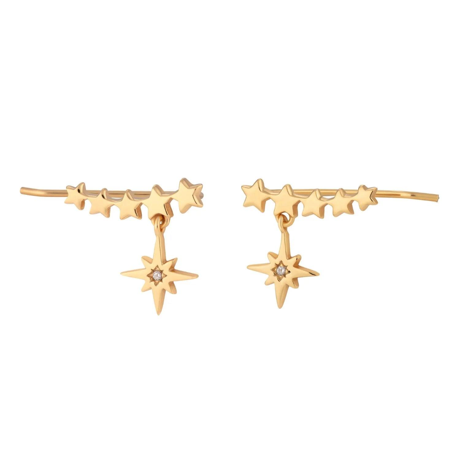 Scream Pretty Starburst Ear Climber Earrings