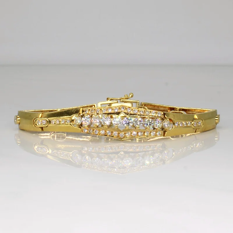 Diamond Cocktail Bracelet | 1.73ctw | 7" |