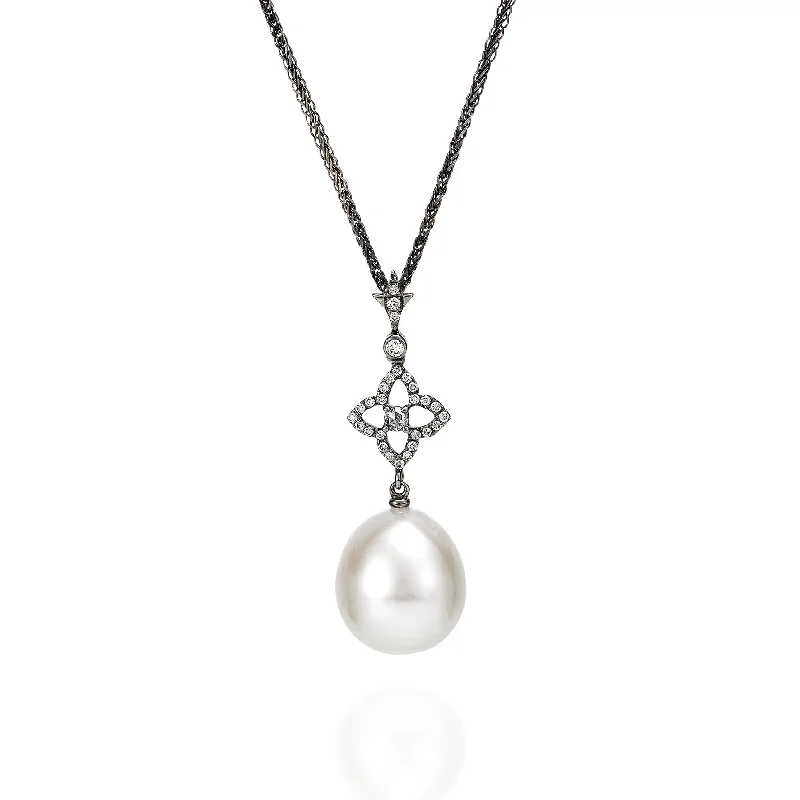 South Sea Pearl & Diamond Pendant