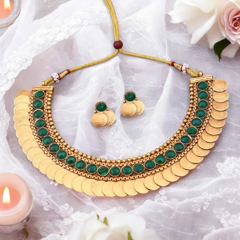 Emerald Erisha Antique Jewellery Set - New Arrival