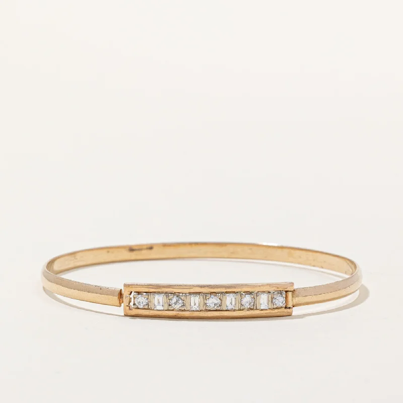 Diamond Closure Bangle | 0.37ctw | 6.5" |