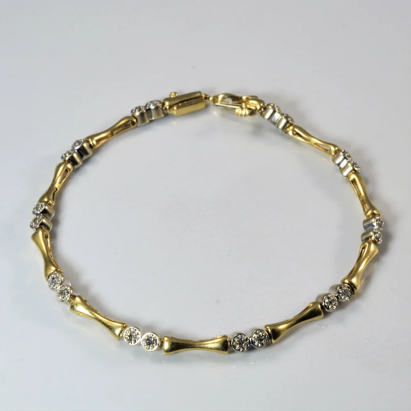 Diamond Chain Bracelet | 0.20ctw | 7" |