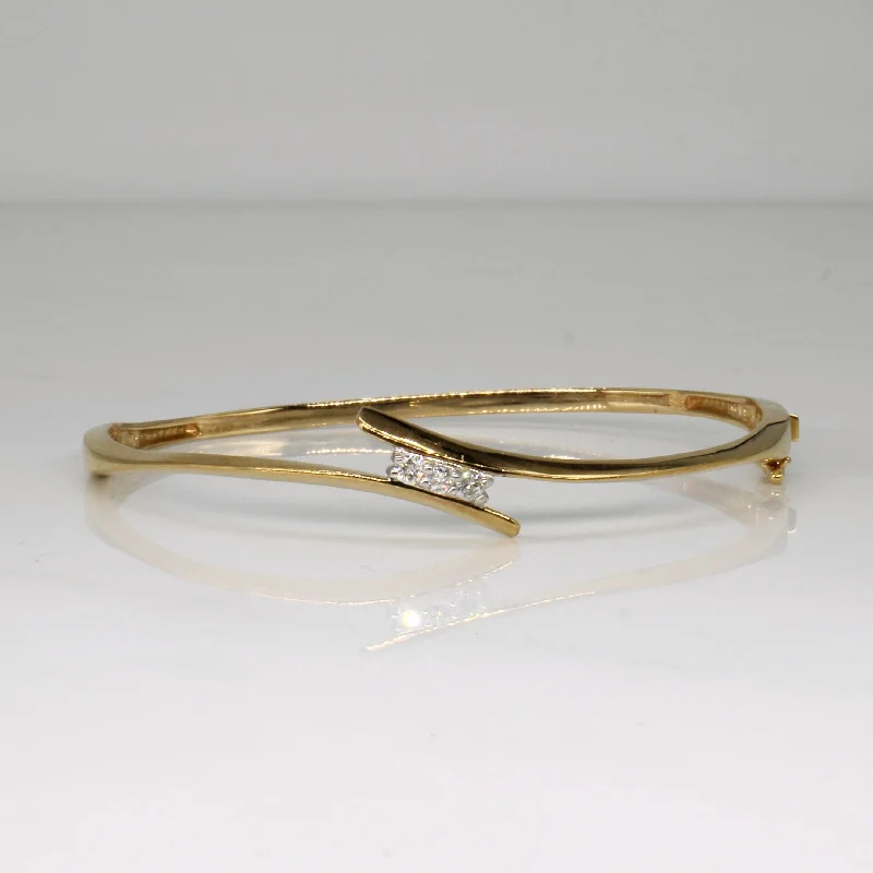 Diamond Bypass Bracelet | 0.15ctw | 8" |