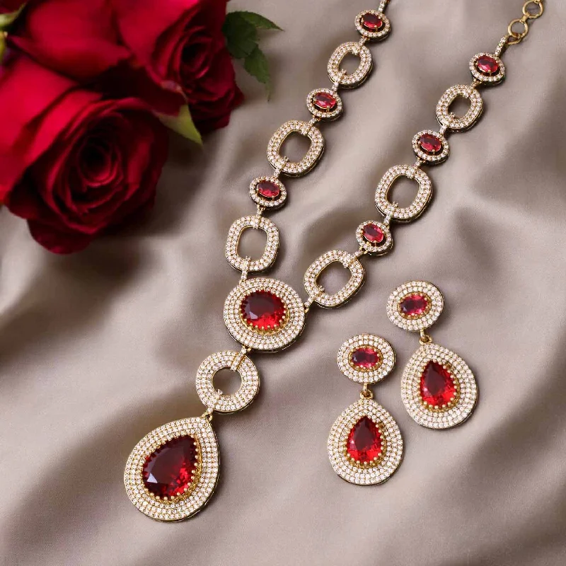 Ruby Christa Victorian Jewellery Set - New Arrival