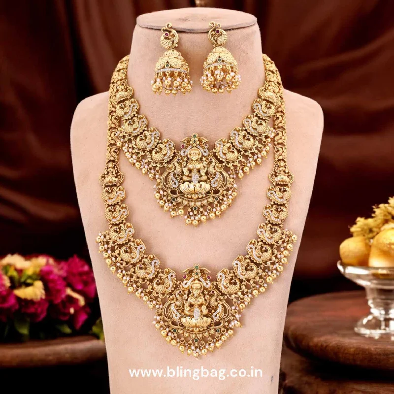 Golden Durgayai Bridal Temple Jewellery Set- New Arrival