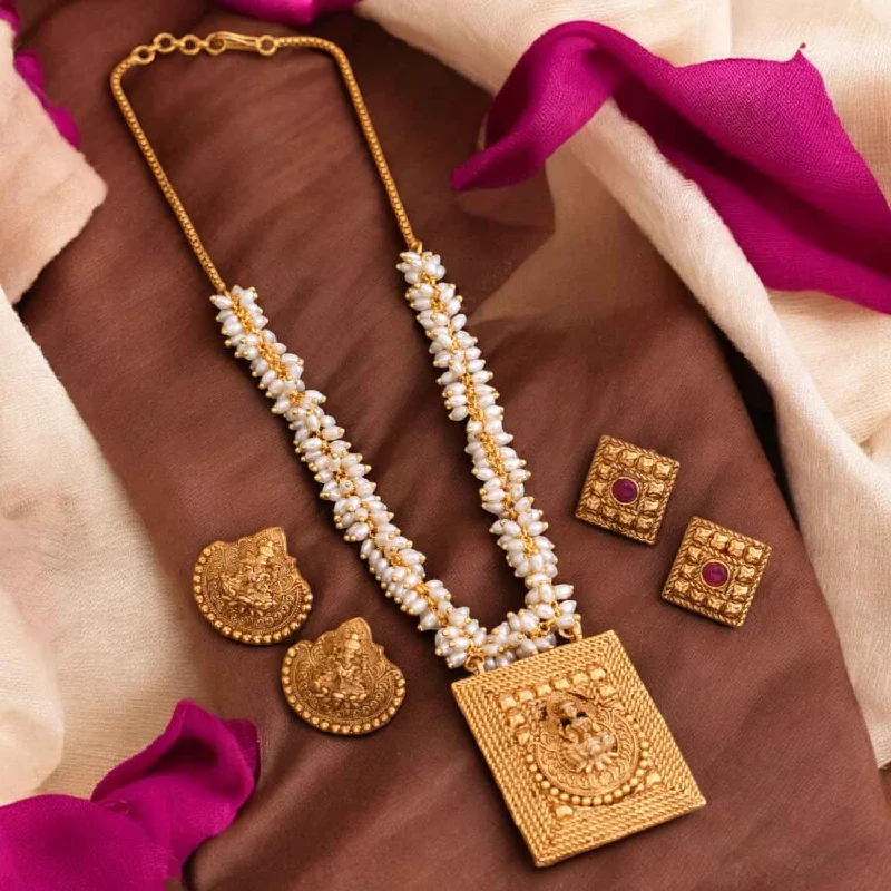 Sarsawati Reversible Temple Jewellery Set- New Arrival