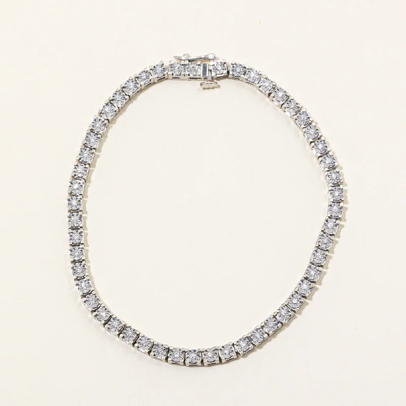 Diamond Tennis Bracelet | 0.36ctw | 7.25" |