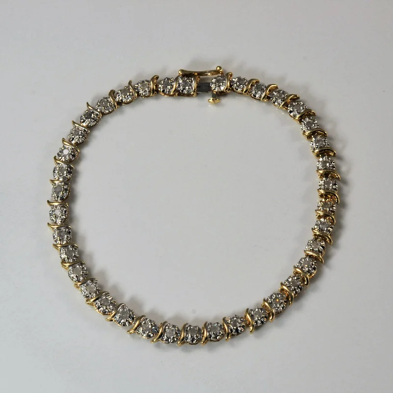 Diamond Tennis Bracelet | 0.95ctw | 8" |