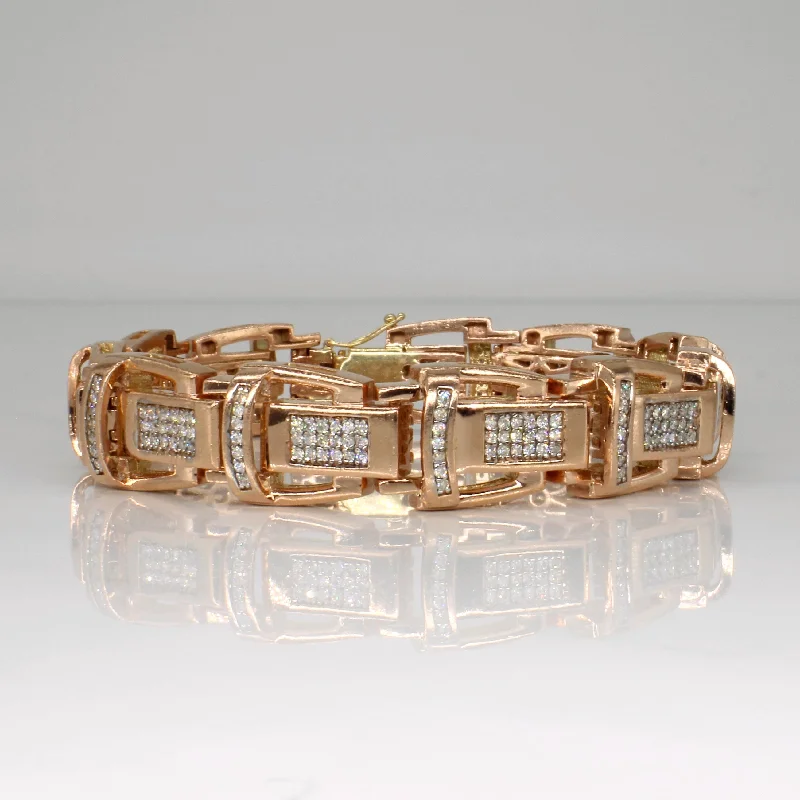 Diamond Buckle Bracelet | 2.75ctw | 8.5" |