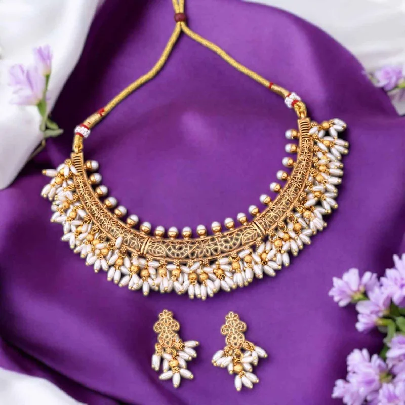 Ivory Onika Antique Jewellery Set - New Arrival