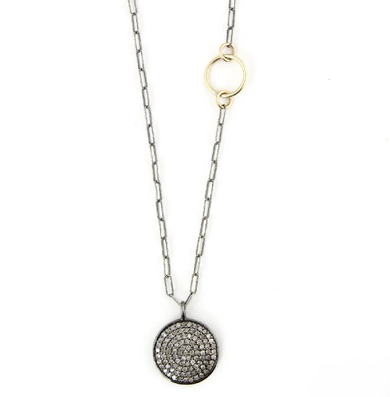 Pave Diamond Necklace