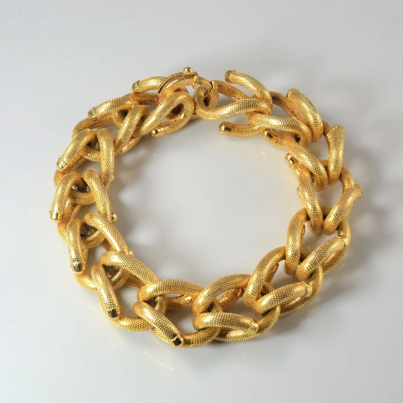 Heavy Link Chain Bracelet | 9" |