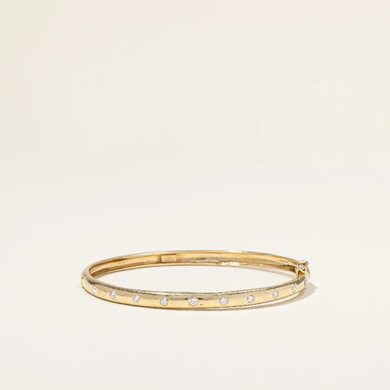 Flush Set Diamond Bracelet | 0.30ctw | 7" |