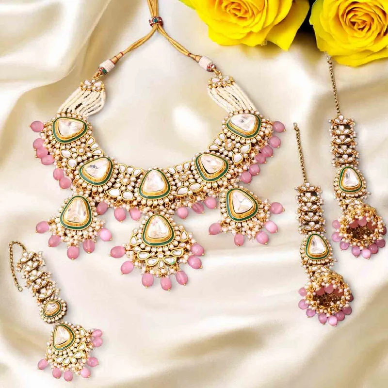 Blush Runali Kundan Jewellery Set