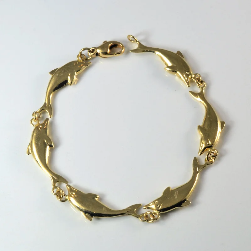 Dolphin Chain Bracelet | 7.5" |