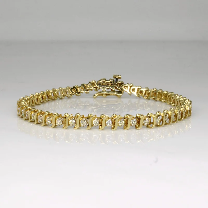 Diamond Tennis Bracelet | 0.75ctw | 7" |