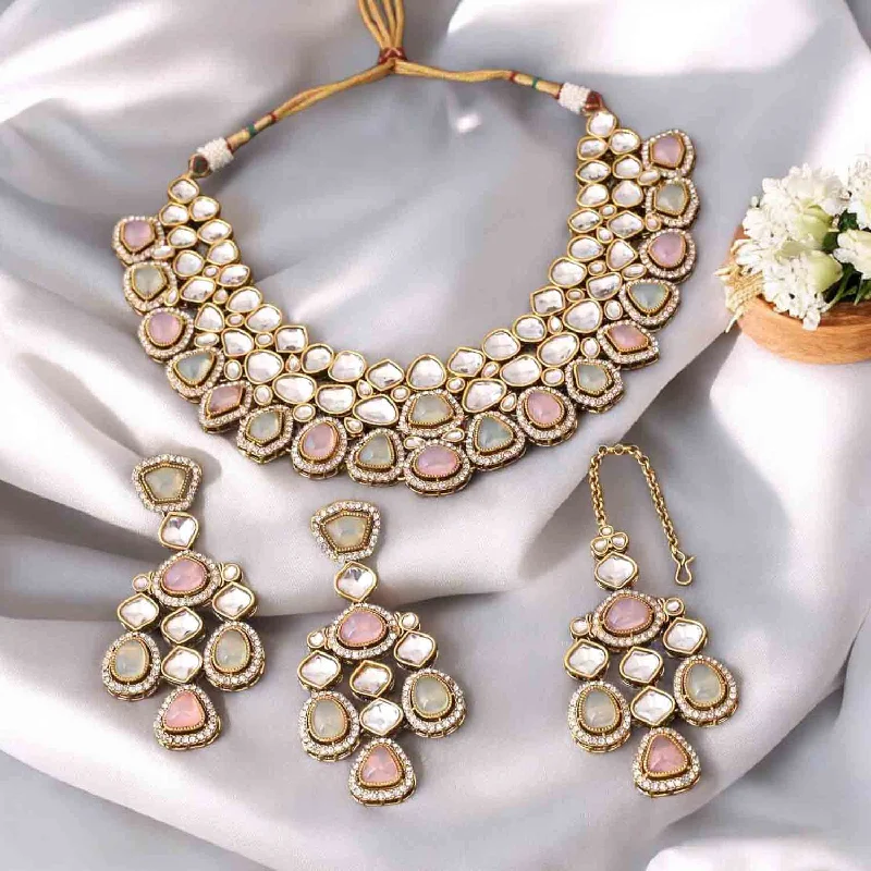 Prismatic Samiya Kundan Jewellery Set