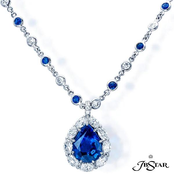 Sapphire & Diamond Pendant