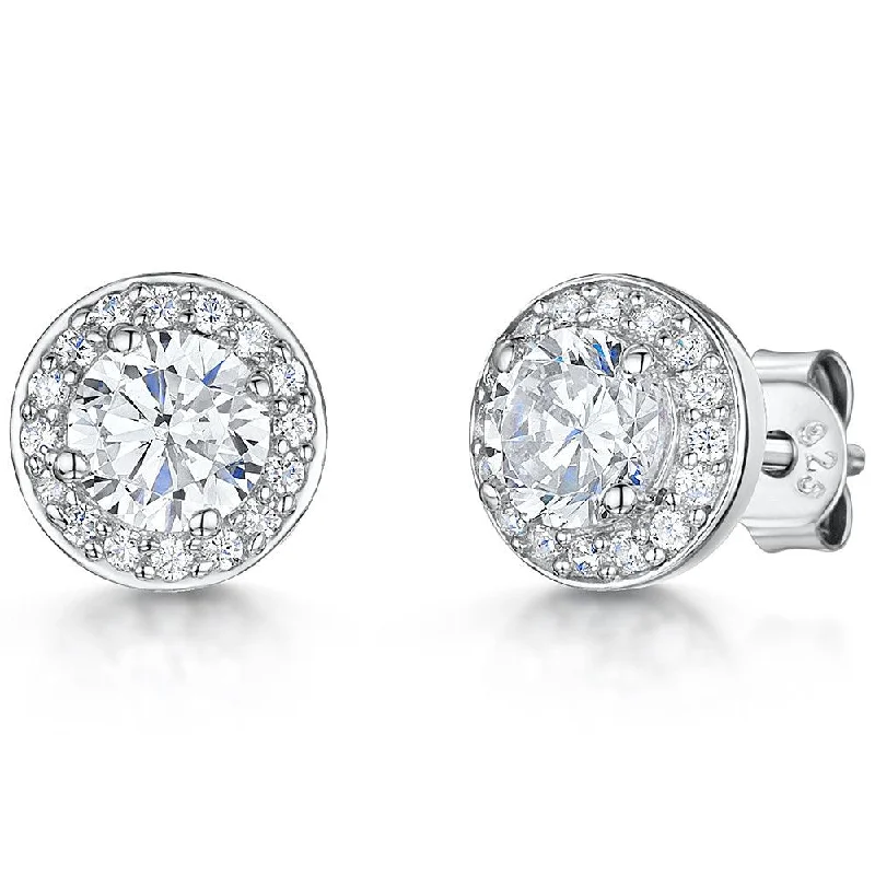 Jools Cubic Zirconia Circle Studs