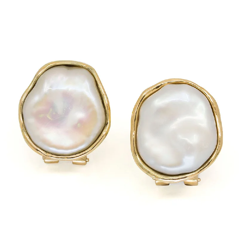 Freshwater Baroque Pearl Earring