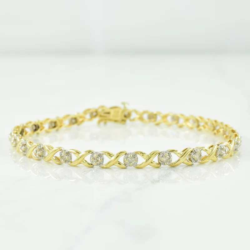 Diamond Tennis Bracelet | 0.36ctw | 7" |