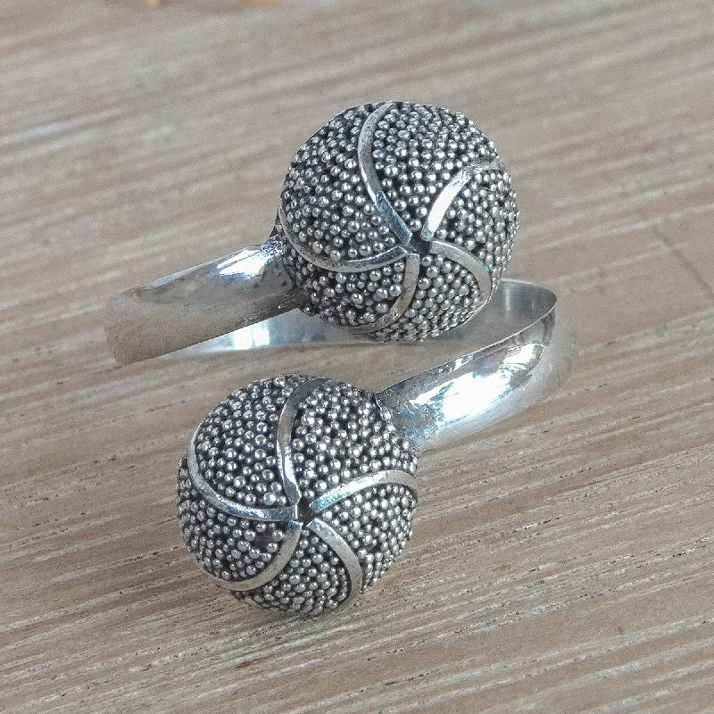 Novica Handmade Starfish Majesty Sterling Silver Wrap Ring