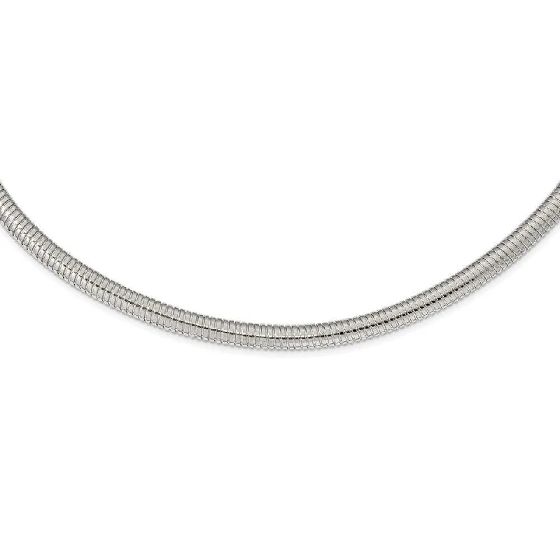 Stainless Steel Polished 8mm 18in Necklace