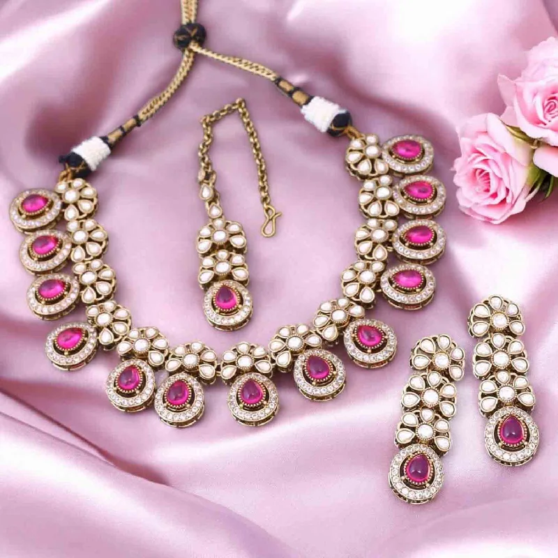 Wine Darcey Victorian Jewellery Set- New Arrival