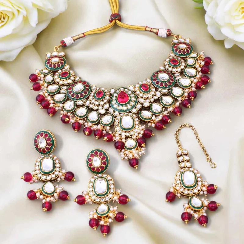 Rani Malyavanti Kundan Jewellery Set