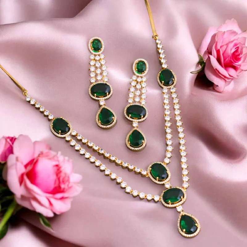 Emerald Bethany Zirconia Jewellery Set