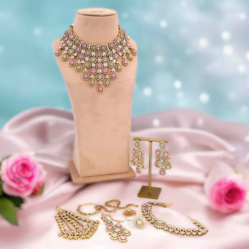 Multicolor Madhura Semi-Bridal Jewellery Set