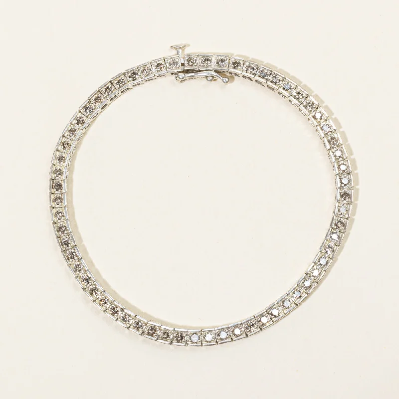 Diamond Tennis Bracelet | 1.55ctw I1/I2 K-M | 7.25" |