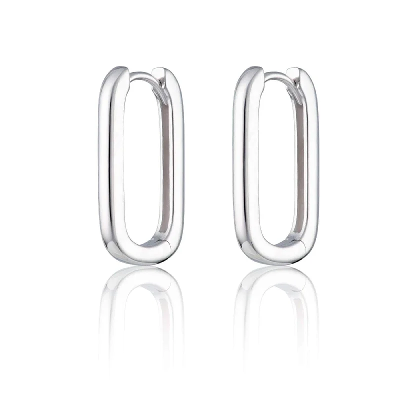 Scream Pretty Oval Huggie Hoop Earrings