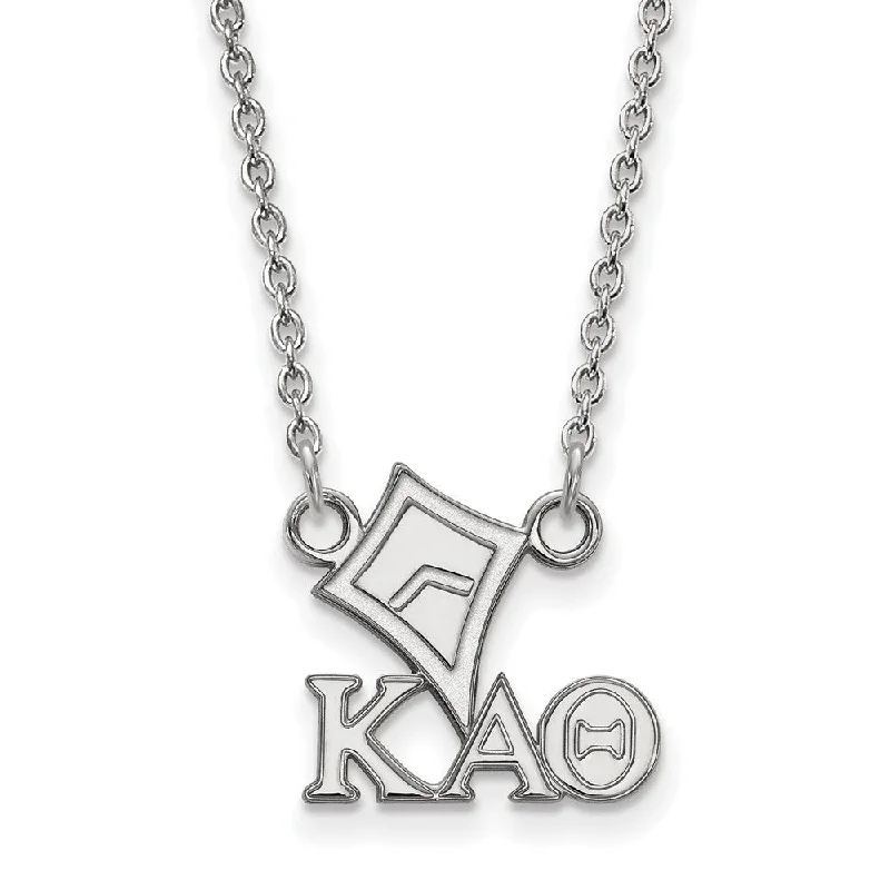 Sterling Silver Kappa Alpha Theta XS (Tiny) Necklace