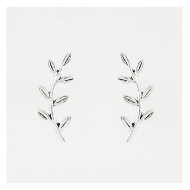 Kingsley Ryan Sterling Silver Leaves Ear Climber