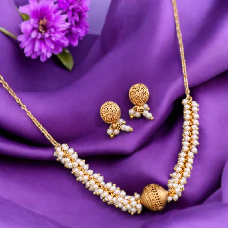 Golden Chanchal Antique Jewellery Set - New Arrival