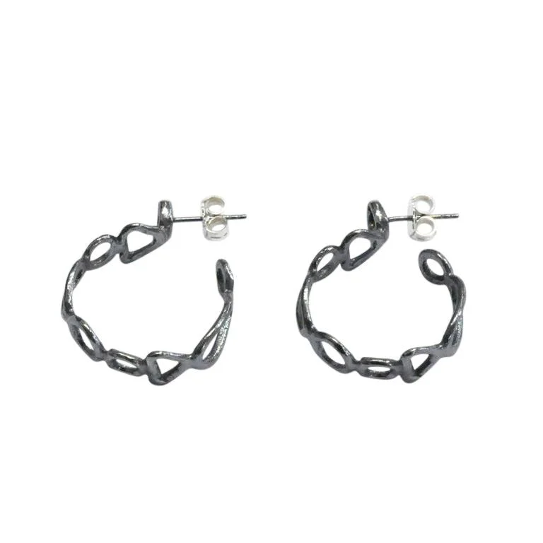 Saphirim Gold Vermeil Circle Hoop Earrings