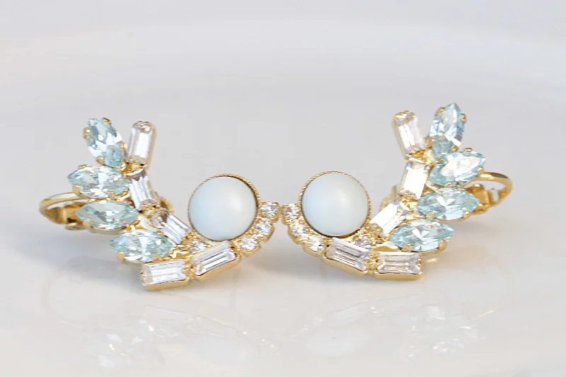 AQUAMARINE EARRINGS