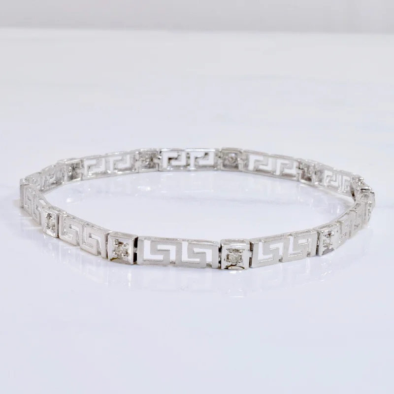 Geometric Diamond Bracelet | 0.22 ctw SZ 6.5" |