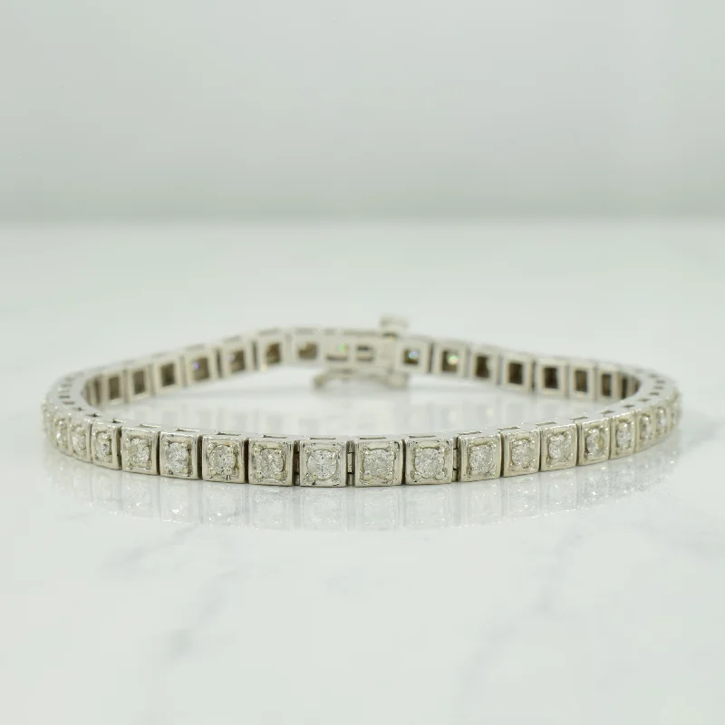 Diamond Tennis Bracelet | 2.20ctw | 7" |