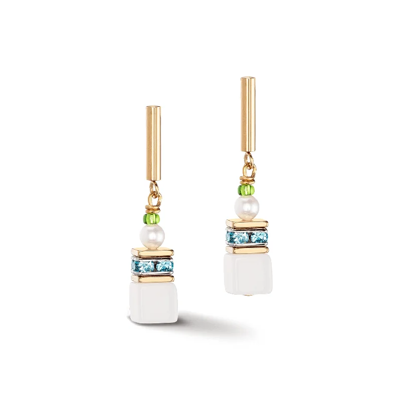 Coeur De Lion GeoCUBE® Fusion Festive Multicolour Earrings